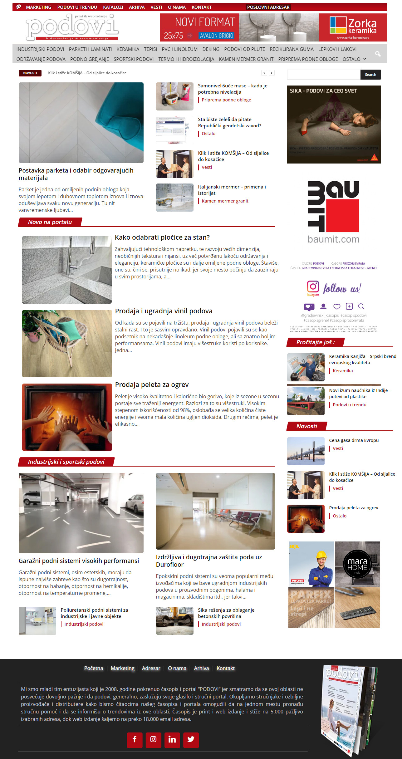 Web portal Podovi